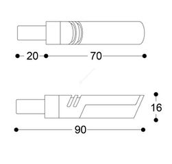 Barracuda φλας LED Idea χρυσά-thumb-2