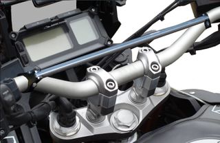Μπαράκι τιμονιού ασημί για Yamaha XTZ1200 Super Tenere 2010-2020