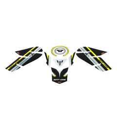 GPK σετ 3D προστατευτικά ρεζερβουάρ για Yamaha MT-09 2014-2016 κίτρινο
