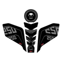 GPK σετ 3D προστατευτικά ρεζερβουάρ CF Moto 250NK '18-'22 μαύρο
