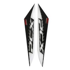 GPK σετ 3D πλαϊνά αυτοκόλλητα μαρσπιέ Honda PCX 125 / 150 2018-2020 μαύρο-λευκό