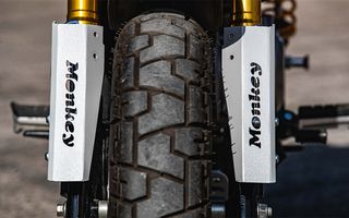Καλύμματα καλαμιών για Honda Monkey 125 2019-2025 ασημί