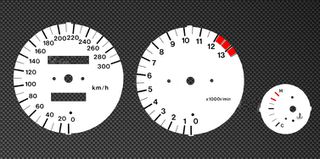 Λευκές πλάκες οργάνων καντράν για Suzuki RF900 1995-1999