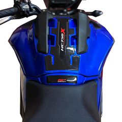 GPK προστατευτικό ρεζερβουάρ 3D για Honda NC750X 2016-2020 μαύρο / μπλε-thumb-2