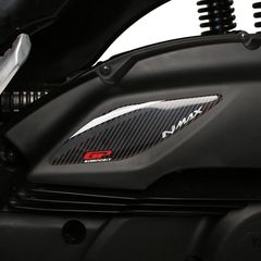 GPK 3D αυτοκόλλητο καλύμματος φίλτρου αέρα Yamaha NMAX 125 / 155 2021-2024 μαύρο-γκρι