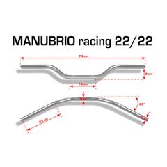 Barracuda Racing τιμόνι 22mm μπλε-thumb-3