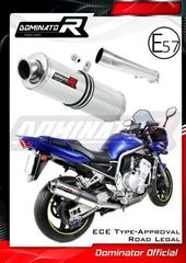 Εξάτμιση Τελικό Dominator Round S.Steel Yamaha FAZER 1000 2001-2005 Με Προδιαγραφές Θορύβου(Περιέχει Σιγαστήρα)