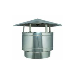 Airduct Hellas Γαλβανιζέ Καπέλο Καμινάδας Αντιανεμικό Κινέζικο Φ200
