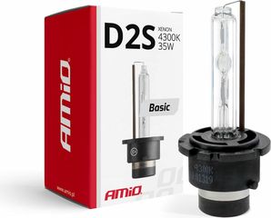 AMiO D2S 12V 4.300k 35W Ανταλλακτικη Λαμπα Basic - 1 ΤΕΜ. - (01319)