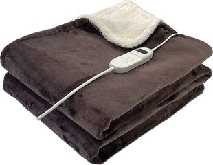 Life Cuddle Mocha Double 160W Electric Overblanket 180X130CM