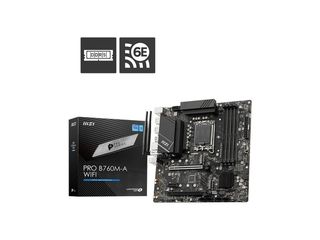 MSI Pro B760M-A WIFI Motherboard Micro ATX με Intel 1700 Socket (7D99-007R) - Πληρωμή και σε έως 9 δόσεις