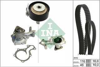 Αντλία νερού  + σετ οδοντωτού ιμάντα  FORD B-MAX, C-MAX II, ECOSPORT, FIESTA VI, FIESTA VII, FOCUS III, FOCUS III/KOMBI, GRAND C-MAX, MONDEO V 1.0/1.1 02.12-