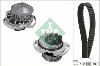 Σετ οδοντωτού ιμάντα  AUDI 50, 80 B2; VW DERBY, GOLF I, GOLF II, JETTA I, JETTA II, PASSAT B1, PASSAT B2, POLO, POLO CLASSIC, POLO II, POLO/HATCHBACK, SANTANA 0.8-1.3 05.73-09.94