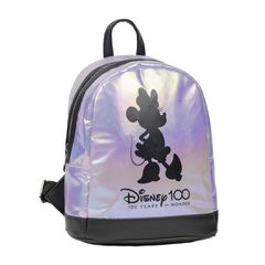DISNEY 100 Years - Minnie - Pearly Backpack - 19,5 x 25 x 11 CM