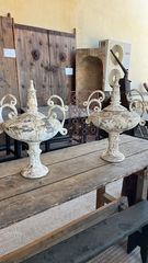 Κεραμικά αγγεία , βάζα, ανθοδοχεία , γλάστρες , ζαρντινιέρες, ανθοστηλες , χειροποίητα έργα διακόσμησης , διαφορά μεγέθη σχέδια και τιμές ,  Επικοινωνήστε για συνεννόηση με το 6977276427 Στέλιος Μαραγ