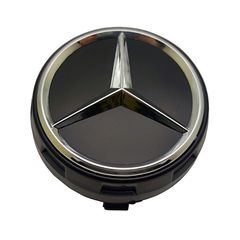Καπάκι κέντρου ζάντας Mercedes μαύρο 75mm 1τμχ