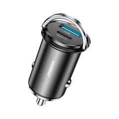 GloboStar® 87209 JOYROOM Originals C-A45 Φορτιστής Αναπτήρα Αυτοκινήτου Ring Pull Γρήγορης Φόρτισης PD 20W QC3.0 με 1 Θύρα USB και 1 Θύρα Type-C Tarnish