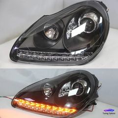 PORSCHE CAYENNE 955 2003-2008 FULL LED ΕΜΠΡΟΣ ΦΑΝΑΡΙΑ 