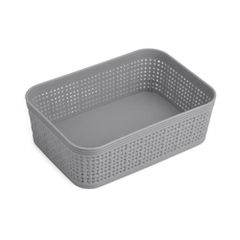 Καλαθάκι Okay Ν.1 small διαστάσεων 19x13.5x6cm σε γκρι χρώμα