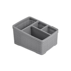 Καλαθάκι Okay Organizer large διαστάσεων 19.2x14.4x10.3cm σε γκρι χρώμα
