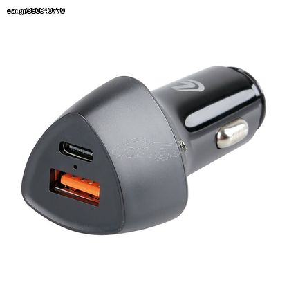 Κωδ.275063 ΦΟΡΤΙΣΤΗΣ ΑΝΑΠΤΗΡΑ ΜΕ 2 USB-C/USB- A 12/24V 36W LED FAST CHARGE τηλ.215-215-8211