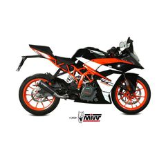 Τελικο Εξατμισης Mivv X-M1 Slip-On - Steel Black/Stainless Steel Ktm