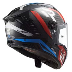 LS2 FF805 Thunder Carbon Supra Red/Blue-thumb-1
