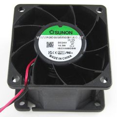 ΑΝΕΜΙΣΤΗΡΑΣ 24V DC 60x60x38mm 2-C 10.3W 0.43A 96m3/h 56dBA ΡΟΥΛΕΜΑΝ SUNON