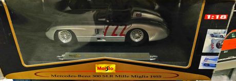 MAISTO 1:18 Mercedes 300 SLR	Mille Miglia 1955