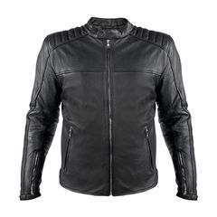 Nordcode Rebel Leather Jacket Black-thumb-1
