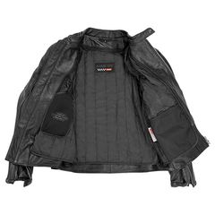 Nordcode Rebel Leather Jacket Black-thumb-3