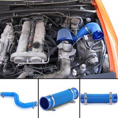 Cold Air Performance Kit Εισαγωγή αέρα Flex Pipe Blue για αθλητικά φίλτρα αέρα