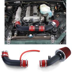 Κιτ εισαγωγής αέρα με αθλητικό φίλτρο αέρα κόκκινο μαύρο για Mazda MX5 NB FL 98-05