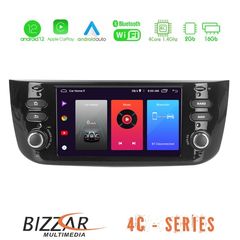 Bizzar OEM Fiat Punto Evo 2009-2011 4core Android12 2+32GB Navigation Multimedia Deckless 7 με Carplay/AndroidAuto | Pancarshop
