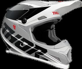 Κράνος THOR Sector Fader Helmet Black, White, Gloss