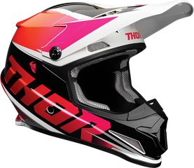 Κράνος THOR Sector Fader Helmet Gloss, White, Pink, Orange, Black