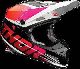 Κράνος THOR Sector Fader Helmet Gloss, White, Pink, Orange, Black