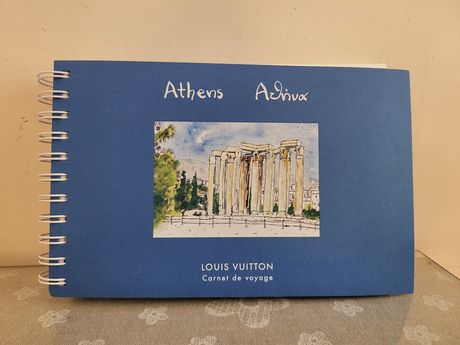 Σπανιο λευκωμα Louis Vuitton "Carnet De Voyage"  Athens, Αθηνα. Travel Book. 