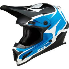 Κράνος Motocross Z1R RISE FLAME ΜΠΛΕ