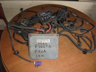 FORD  FIESTA  '02'-08' - Εγκέφαλος + Κίτ  -  πλεξουδα  μηχανης
