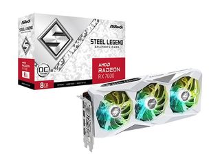 ASRock Radeon RX 7600 8GB GDDR6 Steel Legend OC Κάρτα Γραφικών (90-GA4DZZ-00UANF) - Πληρωμή και σε έως 9 δόσεις