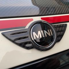 Cover Emblem Logo Badge MINI in Carbon Fiber - MINI R Series & F Series