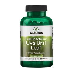 SWANSON FULL SPECTRUM UVA URSI LEAF 450MG 100CAPS