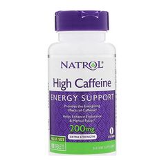 NATROL HIGH CAFFEINE 200MG 100TABS