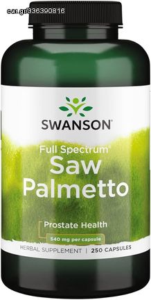 SWANSON SAW PALMETTO 540MG 250CAPS