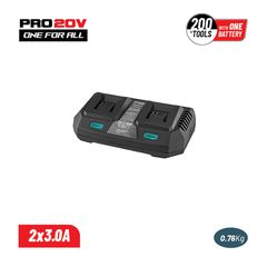 BBP2005 Φορτιστής Διπλής Μπαταρίας 20V - 14.4V - 20V - BORMANN PRO (#036425)
