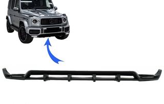 ΕΜΠΡΟΣ ΣΠΟΙΛΕΡ Front Bumper Lip Spoiler LED DRL Mercedes G-Class Facelift W463 W464 (2018-up)