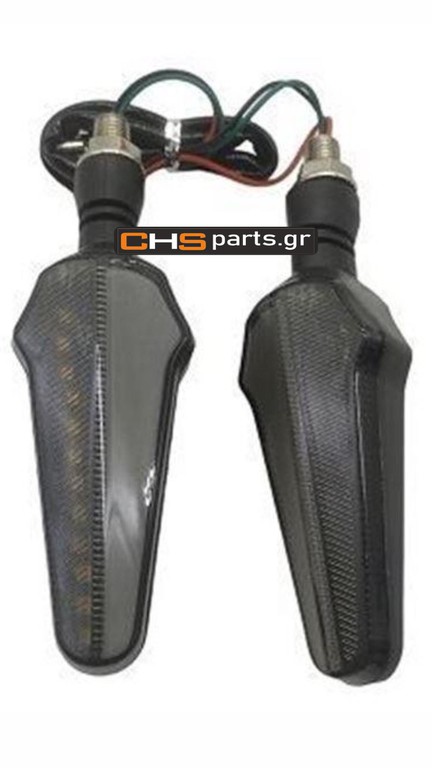 ΦΛΑΣ LED ΜΙΝΙ SEQUENTIAL C011 ΜΑΥΡΟ
