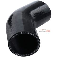 ΚΟΛΑΡΟ ΣΙΛΙΚΟΝΗΣ Φ102 / 45° (ΜΟΙΡΕΣ) ΜΑΥΡΟ-thumb-1