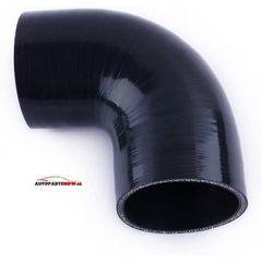 ΚΟΛΑΡΟ ΣΙΛΙΚΟΝΗΣ Φ102 / 90° (ΜΟΙΡΕΣ) ΜΑΥΡΟ-thumb-2